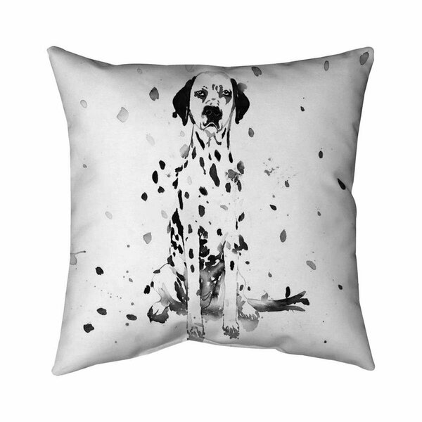 Begin Home Decor 20 x 20 in. Dalmatian Dog-Double Sided Print Indoor Pillow 5541-2020-AN472